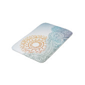 Gedetailleerde abstracte zonsopgang badmat (Gekanteld)