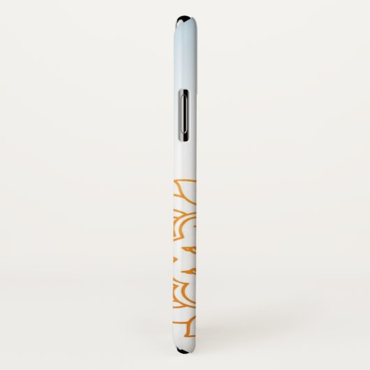 Gedetailleerde abstracte zonsopgang Case-Mate iPhone case (Achterkant / rechts)