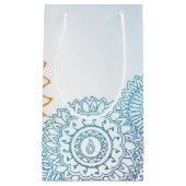 Gedetailleerde abstracte zonsopgang klein cadeauzakje (Voorkant)