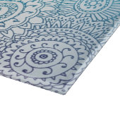 Gedetailleerde abstracte zonsopgang snijplank (Hoek)