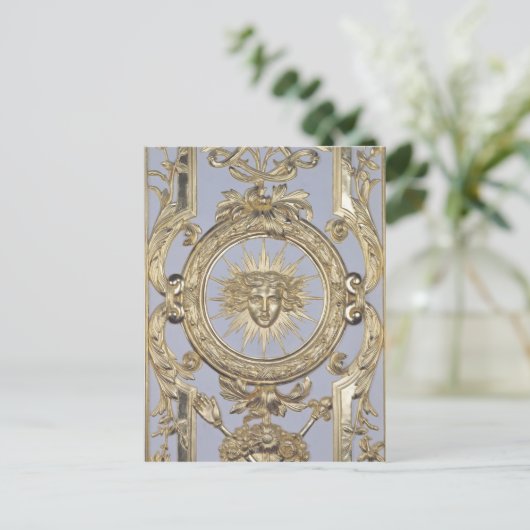 Gedetailleerde afbeelding van panelen briefkaart (Staand voorkant)