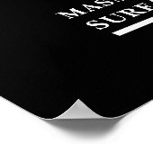 Gedetailleerde astronomie van planetkwik poster (Hoek)