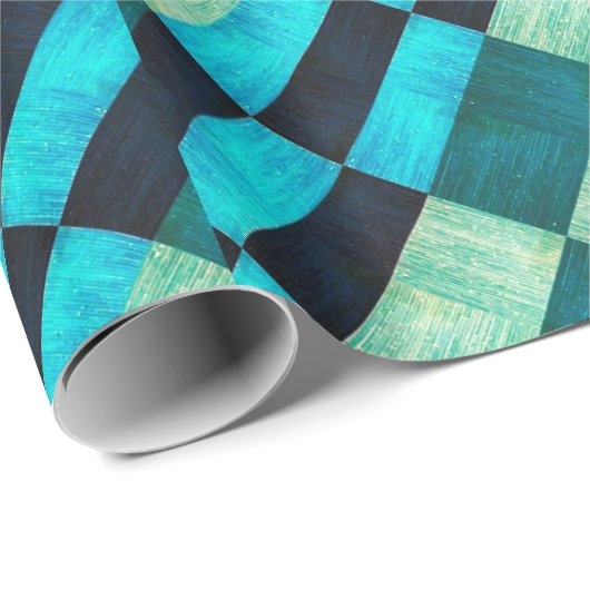 Gedetailleerde blik van hout 2-verpakkingspapier cadeaupapier (Rol Hoek)