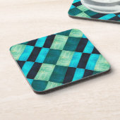 Gedetailleerde blik van houten onderzetters (Linkerzijde)