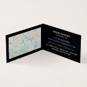 Gedetailleerde diergezondheidsdienst visitekaartje (Binnen)