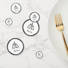 Gedetailleerde draaghandschoenen Design Striped Pe Confetti