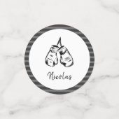 Gedetailleerde draaghandschoenen Design Striped Pe Confetti (Kleine voorkant)