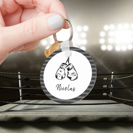 Gedetailleerde draaghandschoenen Design Striped Pe Sleutelhanger