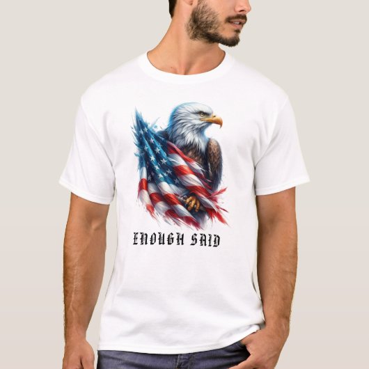 *~* Gedetailleerde EagleAP16 Amerikaanse Vlag USA T-shirt (Voorkant)