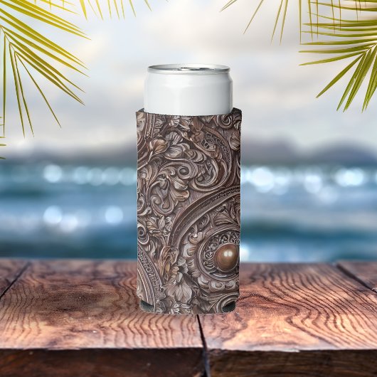 Gedetailleerde Elegance Gesneden Antiek Seltzer Blikjeskoeler