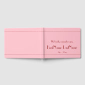 Gedetailleerde en minimalistische begrafenis/Memor Gastenboek (Volledig)