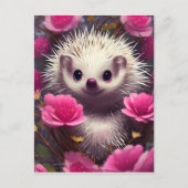 Gedetailleerde Fantasy Leuke Kawaii Valentijn Hedg Briefkaart (Voorkant)