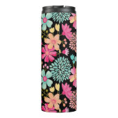 Gedetailleerde Floral Banner Name Persoonlijke Dri Thermosbeker (Achterkant)