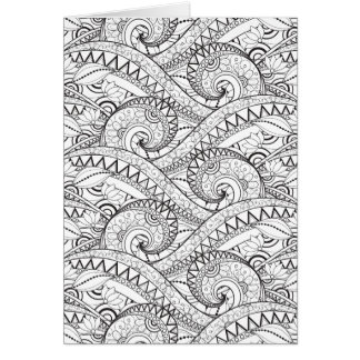Gedetailleerde Floral Pattern Doodle