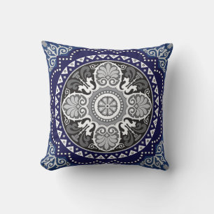 Gedetailleerde Floral Sjaal Paisley Design Kussen