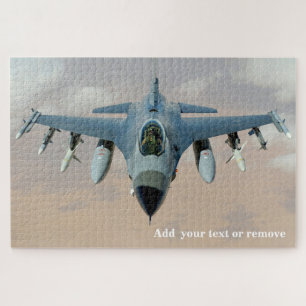 Gedetailleerde foto F-16 Falcon USAF-jachtstraalja Legpuzzel