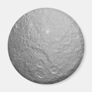 Gedetailleerde foto van volle maan Hoge resoluti Magneet