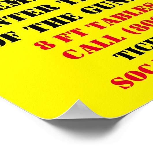 Gedetailleerde gebeurtenis Generic Pistool Show Ev Poster (Hoek)