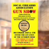 Gedetailleerde gebeurtenis Generic Pistool Show Ev Raamsticker (Vel 2)