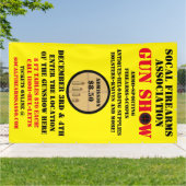 Gedetailleerde gebeurtenis Generic Pistool Show Ev Spandoek (Buitenkant)