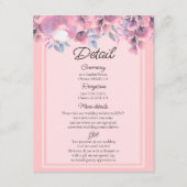 Gedetailleerde gegevens over het Roos Floral Informatiekaartje (Voorkant)