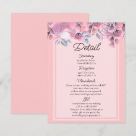 Gedetailleerde gegevens over het Roos Floral Informatiekaartje