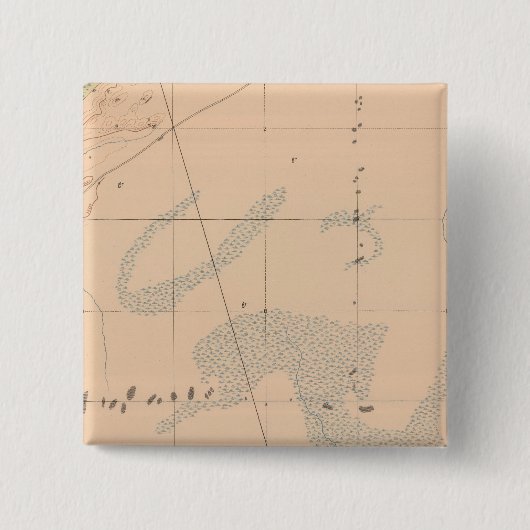 Gedetailleerde geologie — blad IX Vierkante Button 5,1 Cm (Voorkant)
