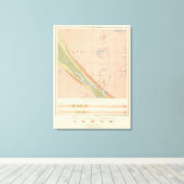Gedetailleerde geologie — Datablad X Canvas Afdruk (Insitu (Houten vloer))