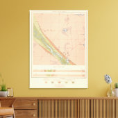 Gedetailleerde geologie — Datablad X Canvas Afdruk (Insitu (Woonkamer))