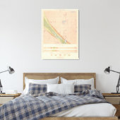 Gedetailleerde geologie — Datablad X Canvas Afdruk (Insitu (Slaapkamer))
