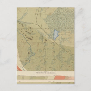 Gedetailleerde geologie Datablad XIX Briefkaart