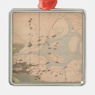 Gedetailleerde geologische specificaties XVIII Metalen Ornament