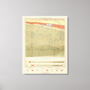 Gedetailleerde geotechnische specificaties XXII Canvas Afdruk