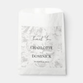 Gedetailleerde gepersonaliseerde bruiloft voor get bedankzakje (Voorkant)