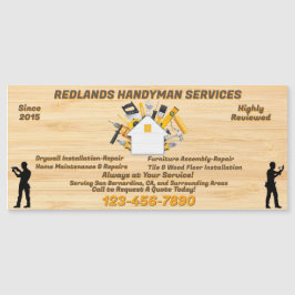 Gedetailleerde Handyman Business Advertentie Magne