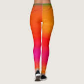 Gedetailleerde heldere kleuren op Leggings (Achterkant)