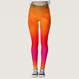 Gedetailleerde heldere kleuren op Leggings