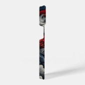 Gedetailleerde illustratie van wervelende gestruct iPhone hoesje (Rechterkant)