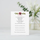 Gedetailleerde informatie en richtlijnen over het  informatiekaartje (Staand voorkant)