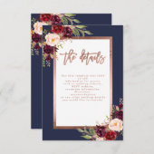 Gedetailleerde informatie over de goudweddenschapp informatiekaartje (Voorkant / Achterkant)