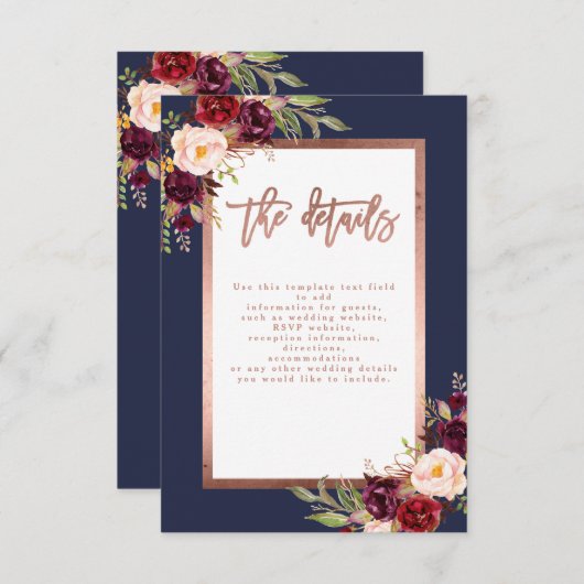 Gedetailleerde informatie over de goudweddenschapp informatiekaartje (Voorkant / Achterkant)