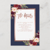 Gedetailleerde informatie over de goudweddenschapp informatiekaartje (Voorkant)