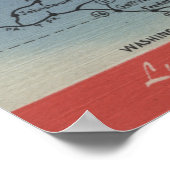 Gedetailleerde kaart, Lycoming Hotel - Williamspor Poster (Hoek)