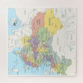 Gedetailleerde kaart van China Legpuzzel (Horizontaal)