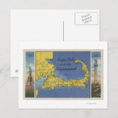 Gedetailleerde kaart van het proefland (Voorkant / Achterkant)