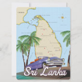 Gedetailleerde kaart van Sri Lanka (Achterkant)