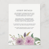 Gedetailleerde Kaart voor Violet & Sage Weddenscha (Voorkant)