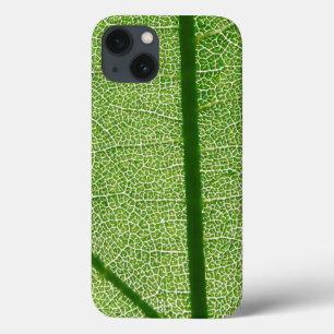 Gedetailleerde kijk op een groen lef Case-Mate iPhone case