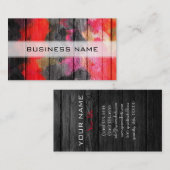 Gedetailleerde kleurenblik #4 visitekaartje (Voorkant / Achterkant)