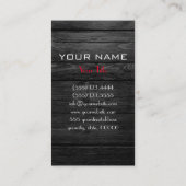 Gedetailleerde kleurenblik #4 visitekaartje (Achterkant)